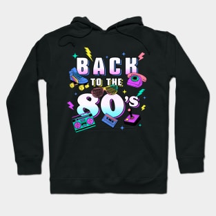 Back To The 80s Retro Vintage Hoodie